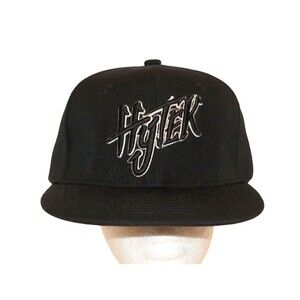 Hytek Embroidered Black Snapback Hat